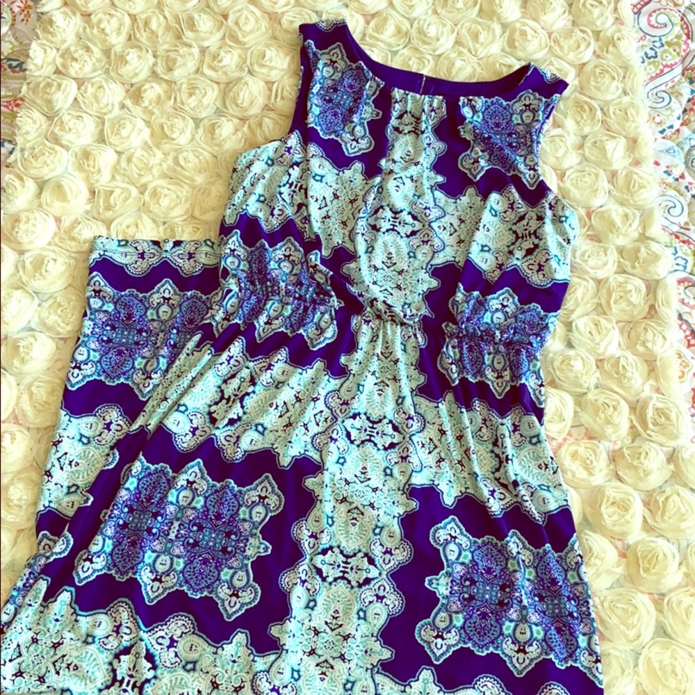 Sangria Blue Dress